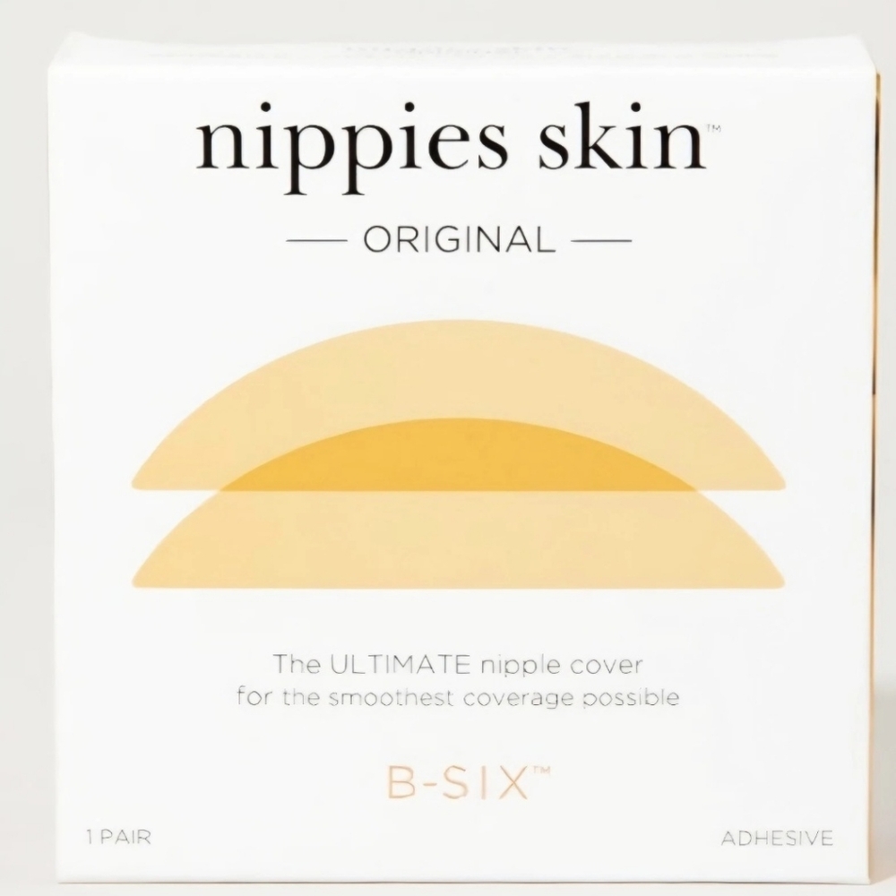 Nippies Skin B-Six Original Nipple Cover 1 Pair, Size 1, S/M (3”) A-C Cups
